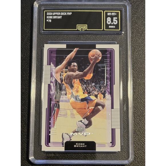 2001-02 Upper Deck MVP #78 Kobe Bryant GMA 8.5 - Picture 1 of 2